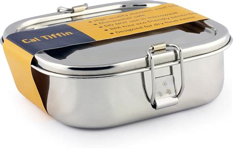 Stainless Steel SQUARE Bento Lunchbox 25 oz, 2